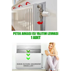 Ankaflex 1 Adet Kalorifer Peteği Arkası Isı Yalıtım ve Izolasyon Levhası Radyatör Arkalığı Yalıtım Malzemesi