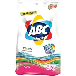 Abc Matik Color Toz Çamaşir Deterjani Renkliler 9  kg