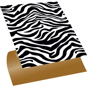 Kendinden Yapışkanlı Zebra Desenli Pvc Karo 30X30 cm (4 Adet) 0,36 M2