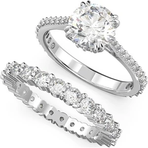 5647662 Swarovski Yüzük Constella:set Rings Whi/rhs 55