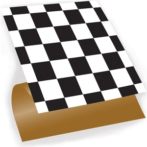 Kendinden Yapışkanlı Dama Desenli Pvc Karo 30x30 Cm 4 Adet 0,36 m2