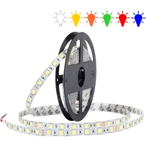 Şerit LED Işık Dış Ortam Mavi 12 Volt 5 Metre