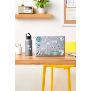 Kt Grup Vsco Blue Laptop Notebook Tablet Sticker Set 4