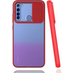 Kip GSM Xiaomi Redmi Note 8 Kılıf Kamera Lens Korumalı Sürgülü Slayt Kılıf