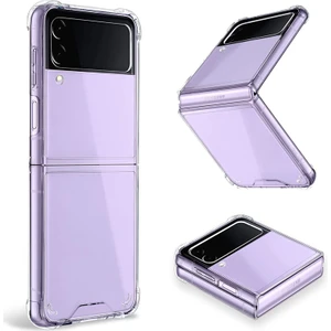 Samsung Galaxy Z Flip 4 Kılıf Antishock Korumalı Silikon Renksiz