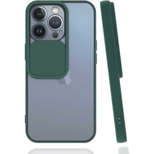 Kip GSM Apple iPhone 13 Pro Kılıf Kamera Lens Korumalı Sürgülü Slayt Kılıf