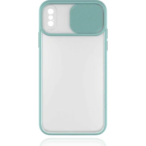 Kip GSM Apple iPhone Xs 5.8 Kılıf Kamera Lens Korumalı Sürgülü Slayt Kılıf