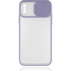 Kip GSM Apple iPhone Xs 5.8 Kılıf Kamera Lens Korumalı Sürgülü Slayt Kılıf