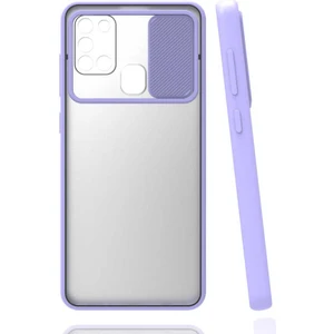 Kip GSM Samsung Galaxy A21S Kılıf Kamera Lens Korumalı Sürgülü Slayt Kılıf