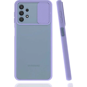Kip GSM Samsung Galaxy A32 4g Kılıf Kamera Lens Korumalı Sürgülü Slayt Kılıf
