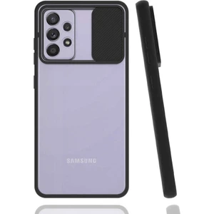 Kip GSM Samsung Galaxy A52 Kılıf Kamera Lens Korumalı Sürgülü Slayt Kılıf