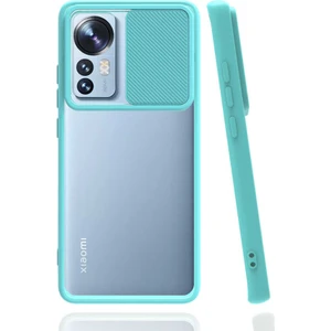 Kip GSM Xiaomi Mi 12 Kılıf Kamera Lens Korumalı Sürgülü Slayt Kılıf