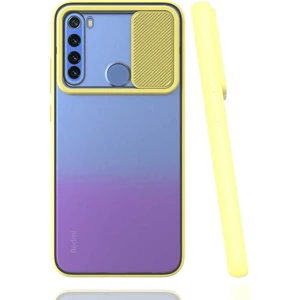 Kip GSM Xiaomi Redmi Note 8 Kılıf Kamera Lens Korumalı Sürgülü Slayt Kılıf