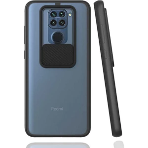 Kip GSM Xiaomi Redmi Note 9 Kılıf Kamera Lens Korumalı Sürgülü Slayt Kılıf