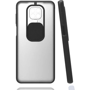 Kip GSM Xiaomi Redmi Note 9s Kılıf Kamera Lens Korumalı Sürgülü Slayt Kılıf