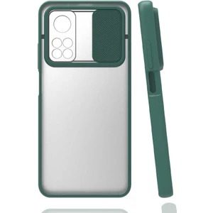 Kip GSM Xiaomi Mi 10T 5g Kılıf Kamera Lens Korumalı Sürgülü Slayt Kılıf