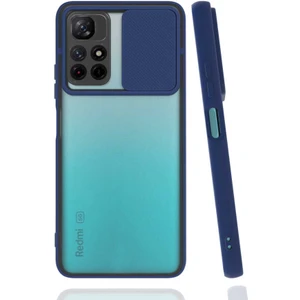 Kip GSM Xiaomi Poco M4 Pro 5g Kılıf Kamera Lens Korumalı Sürgülü Slayt Kılıf