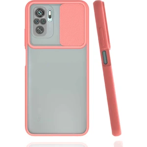 Kip GSM Xiaomi Redmi Note 10 Kılıf Kamera Lens Korumalı Sürgülü Slayt Kılıf