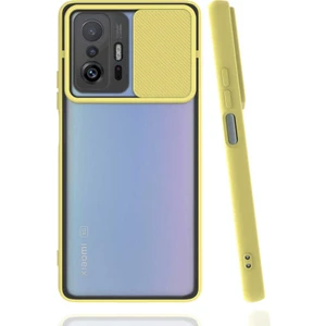 Kip GSM Xiaomi Mi 11T Pro 5g Kılıf Kamera Lens Korumalı Sürgülü Slayt Kılıf