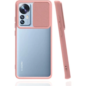 Kip GSM Xiaomi Mi 12 Kılıf Kamera Lens Korumalı Sürgülü Slayt Kılıf