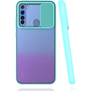 Kip GSM Xiaomi Redmi Note 8 Kılıf Kamera Lens Korumalı Sürgülü Slayt Kılıf