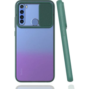 Kip GSM Xiaomi Redmi Note 8 Kılıf Kamera Lens Korumalı Sürgülü Slayt Kılıf