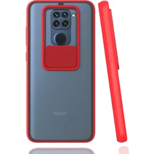 Kip GSM Xiaomi Redmi Note 9 Kılıf Kamera Lens Korumalı Sürgülü Slayt Kılıf