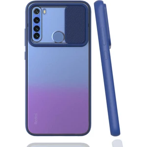 Kip GSM Xiaomi Redmi Note 8 Kılıf Kamera Lens Korumalı Sürgülü Slayt Kılıf