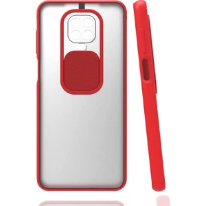Kip GSM Xiaomi Redmi Note 9s Kılıf Kamera Lens Korumalı Sürgülü Slayt Kılıf