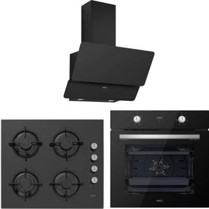 Siyah Ankastre Set (3471 Esty - ACO5335B01 - AEF6603B02)
