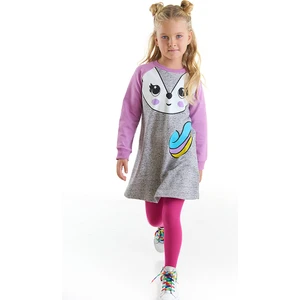Unicorn Fox Kız Çocuk Elbise