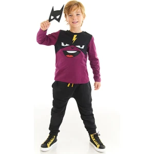 Şimşek Maske Erkek Çocuk T-Shirt Pantolon Takım