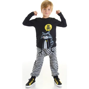 Rakun Erkek Çocuk T-Shirt Pantolon Takım