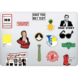 Kt Grup How I Met Your Mother Hımym Temalı Laptop Notebook Tablet Sticker Seti (14 Adet)