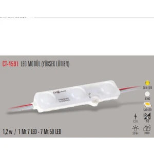 CT-4591 1,2W Günışığı Modül Led (50 Adet)