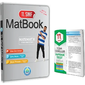 Rehber Matematik  11. Sınıf Matbook Video Ders Kitabı ve Tüm Dersler Yaprak Test