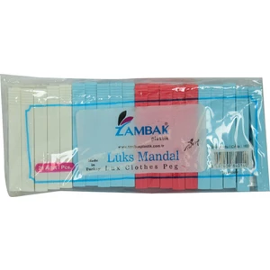 Plastik Lüks Çamaşır Mandalı Karışık Renk KOD-103