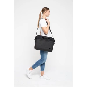 Mila ML-T100 15.6"su Geçirmez Kumaş , Su Geçirmez Fermuar Laptop ,notebook Çantası-Siyah