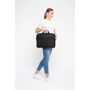 Mila ML-T200 15.6"su Geçirmez Kumaş , Su Geçirmez Fermuar Laptop ,notebook Çantası-Siyah