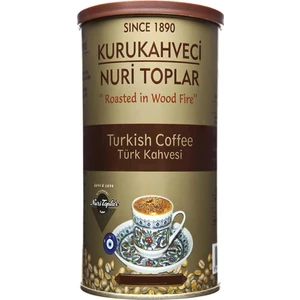 Nuri Toplar Türk Kahvesi Yuvarlak Metal Kutu 250 gr