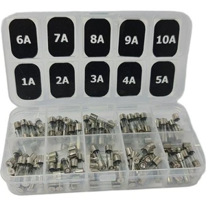 5X20MM 100ADET Küçük Cam Sigorta Paketi 1-2-3-4-5-6-7-8-9-10A