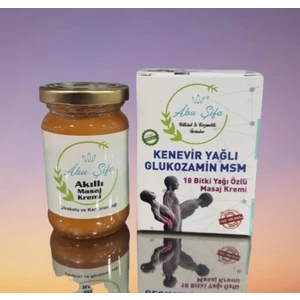 Abu Şifa   Kenevir Yağlı 18 Bitki Kremi 200 ml & Akıllı Masaj Kremi 100 ml
