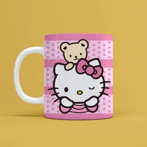 Hello Kitty Tasarımlı Kupa Bardak Mr-02