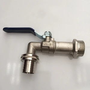 Pirinç Kollu Bahçe Musluğu 3/4 Küresel Vana Paslanmaz