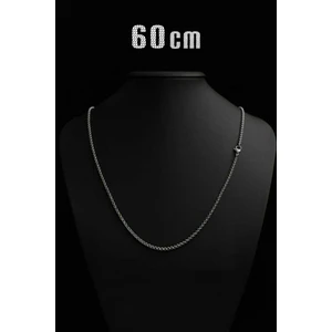 The Steel Forse Unisex Ince Çelik Zincir Kolye 60 cm