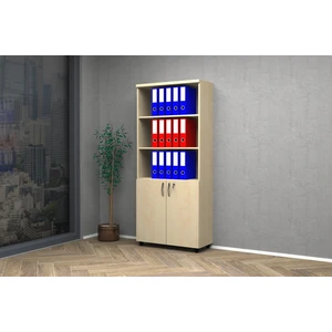 Yarım Kapak Dolap 80x35x185 Akçaağaç