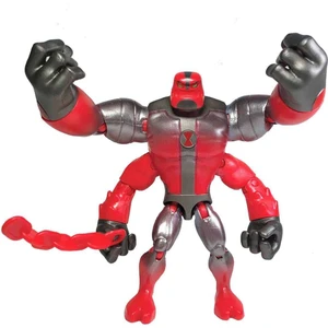 Ben 10 Kırmızı Aksiyon Figürleri Metalik Tema - Dört Kol BEN66B10