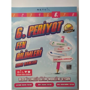 Netbil Yayınları 6. Periyot Fen Bilimleri Soru Bankası Fen Bilimleri