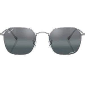 3694 9242/G6 55 Wayfarer Unisex Gümüş Geometrik Çerçeve Güneş Gözlüğü