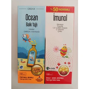 Ocean Balık Yağı 150 ml + İmunol Şurup 150 ml
